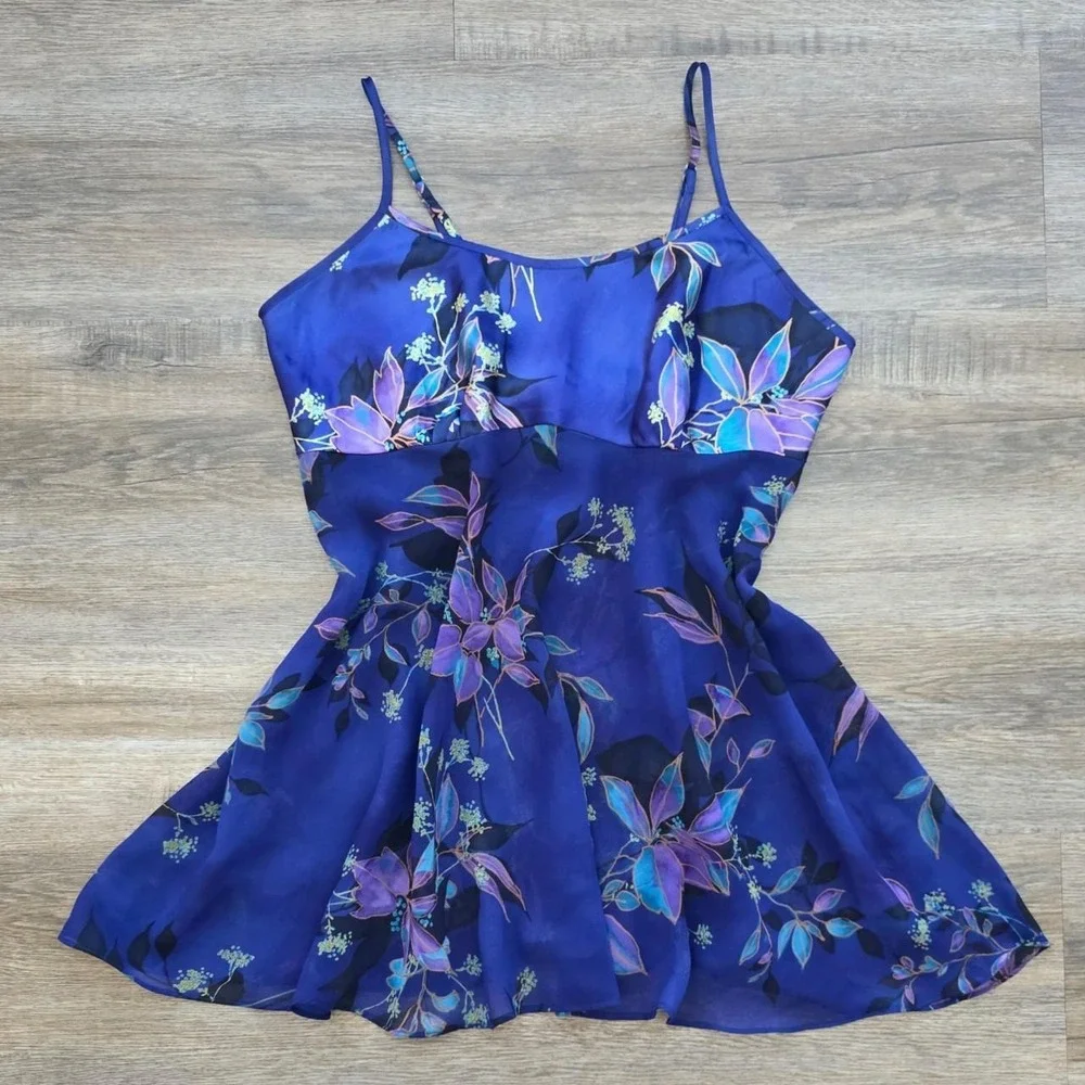 Vintage Blue Fairy Babydoll Slip Dress. Size Medium <3